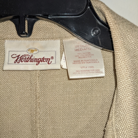Worthington khaki zipper vest - Picture 3 of 7
